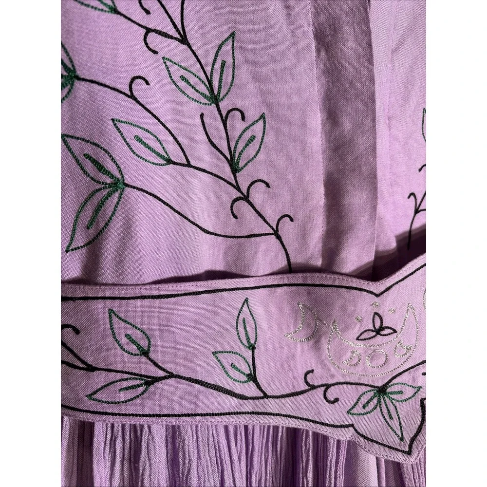 Renaissance Faire Dress Sz S Holy Clothing Lace Up Medieval Dress. Lavender.
